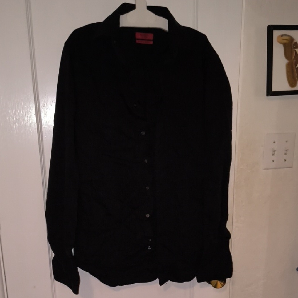 Alfani | Men's Classic Black Dress Shirt